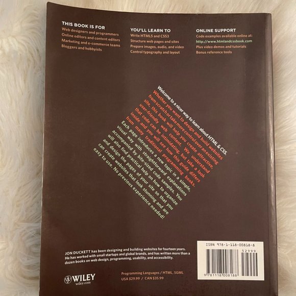 HTML and CSS: Design and Build Websites First Edition Paperback - Picture 2 of 3